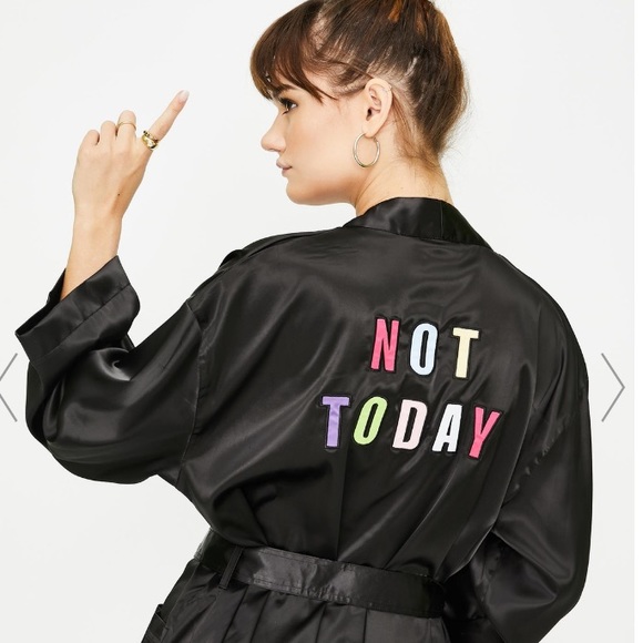 Lazy Oaf Other - 🎅🏼SALE🎁🆕 Lazy Oaf Not Today Robe